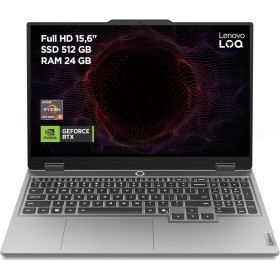 Lenovo LOQ Gen 9 - Ordenador Portátil Gaming IA 15.6" FHD, 144 Hz (AMD Ryzen 5 7235HS, NVIDIA GeForce RTX 3050, 24 GB RAM, 512
