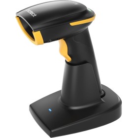Inateck Escáner de Códigos de Barras Bluetooth 2D, Escáner QR Code 2D Inalámbrico con Batería de 2600 mAh y Base de Carga