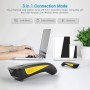 NETUM Escáner de código de Barras 1D 2D inalámbrico, Bluetooth QR escáner de Bolsillo portátil, para inventario para tabletas,
