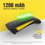 NETUM Escáner de código de Barras 1D 2D inalámbrico, Bluetooth QR escáner de Bolsillo portátil, para inventario para tabletas,