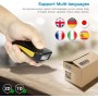 NETUM Escáner de código de Barras 1D 2D inalámbrico, Bluetooth QR escáner de Bolsillo portátil, para inventario para tabletas,