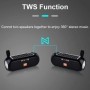 Altavoz portátil compatible con Bluetooth de Carga Solar, música estér