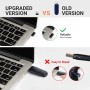 Tera Lector de Código de Barras Portátil Inalámbrico 1D Láser Inalámbrico y con Cable USB Indicador de Nivel de Batería Extra