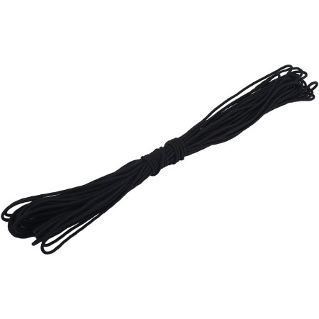 Dioche 2Mm Paracord 2Mm Paracord Negro Negro 2Mm Dia 1 Strand Core Multifunción Paracord para Camping Cuerda de Atar de Escalada