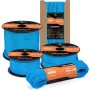 Kamu Synber 550 Paracord 4mm 30m 7 Hebras Cuerda Paracord de Nylon Tipo III Cuerda Paracaídas para Supervivencia, Camping, al