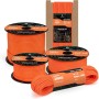 Kamu Synber 550 Paracord 4mm 30m 7 Hebras Cuerda Paracord de Nylon Tipo III Cuerda Paracaídas para Supervivencia, Camping, al