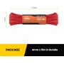 Kamu Synber 550 Paracord 4mm 30m 7 Hebras Cuerda Paracord de Nylon Tipo III Cuerda Paracaídas para Supervivencia, Camping, al