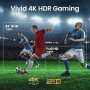 Proyector LED BenQ TK700ST 4K HDR 3000 lúmenes para Cine y Gaming con 4ms, 240Hz, HDR10 & HLG, Soporte ARC/eARC, corrección