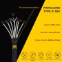 EdcX 4 mm Nylon Paracord 550 30 m (100 pies) - Tipo III, Cuerda 100% Nylon, Cuerda de 7 hebras, Cuerda de Nylon de 4 mm en