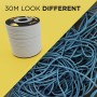 EdcX 4 mm Nylon Paracord 550 30 m (100 pies) - Tipo III, Cuerda 100% Nylon, Cuerda de 7 hebras, Cuerda de Nylon de 4 mm en
