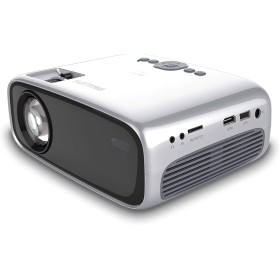 Proyector Philips NeoPix Easy Mini Proyector Portátil Profesional para Hogar/Empresa - 65" 480p FHD LED Altavoces Estéreos 2600