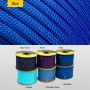 EdcX 4 mm Nylon Paracord 550 30 m (100 pies) - Tipo III, Cuerda 100% Nylon, Cuerda de 7 hebras, Cuerda de Nylon de 4 mm en