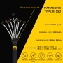 EdcX 4 mm Nylon Paracord 550 30 m (100 pies) - Tipo III, Cuerda 100% Nylon, Cuerda de 7 hebras, Cuerda de Nylon de 4 mm en
