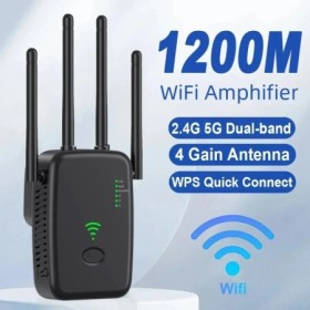 Nuevo enrutador inalámbrico de 200Mbps, repetidor WiFi 2,4G 5G, amplif