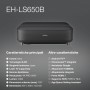 Epson Proyector de Alcance Ultra Corto EH-LS650B 4K Pro UHD