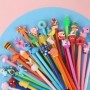 40 unids/lote de bolígrafos de Gel Kawaii, bolígrafos neutros de dibuj