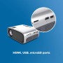 Philips Projection NeoPix Easy 2+, proyector USB True HD con Reproductor Multimedia Integrado
