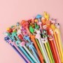 40 unids/lote de bolígrafos de Gel Kawaii, bolígrafos neutros de dibuj