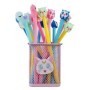 40 unids/lote de bolígrafos de Gel Kawaii, bolígrafos neutros de dibuj