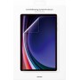 Samsung Galaxy Official - Protector de pantalla antirreflectante para Tab S9+/S9FE+, transparente
