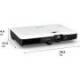 Epson EB-1780W - Proyector (3000 Lúmenes ANSI, 3LCD, WXGA (1280x800), 16:10, 762-7620 mm (30-300"), 1,35-1,62 m)