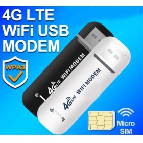 Enrutador WIFI portátil inalámbrico 4G LTE, Dongle USB, módem Stick, b