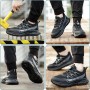 RASEARY Zapatos de Seguridad para Hombre Mujer Ligeros Zapatillas de Seguridad con Punta de Acero Zapatos de Trabajo Zapatillas