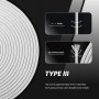 Abma Cord Paracord 4mm 9 Hebras 30m Cuerda de Nylon Cuerda Paracord Tipo III 620lbs - MAX. 280 kg - Negro