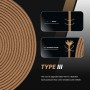 Abma Cord Paracord 4mm 9 Hebras 30m Cuerda de Nylon Cuerda Paracord Tipo III 620lbs - MAX. 280 kg - Negro