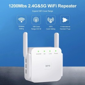 Extensor WiFi de 5Ghz y 300M, amplificador WIFI inalámbrico de largo a
