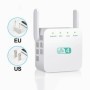 Extensor WiFi de 5Ghz y 300M, amplificador WIFI inalámbrico de largo a