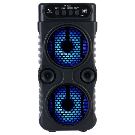 Altavoz inalámbrico portátil para exteriores, Subwoofer estéreo Dual d