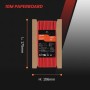 Abma Cord Paracord 4mm 9 Hebras 30m Cuerda de Nylon Cuerda Paracord Tipo III 620lbs - MAX. 280 kg - Negro
