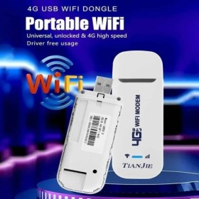 TIANJIE 150Mbps 4G WIFI Router USB módem inalámbrico CAT4 Qualcomm Chi