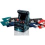 ITAL - Consola Mini Arcade recreativa portátil con 250 Juegos Perfecta para Regalo de niños y Adultos con diseño Retro (Azul)