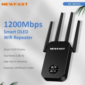 Repetidor Wifi COMFAST 5G extensor Wifi 1200M pantalla OLED amplificad