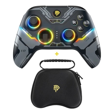 Gamepad inalámbrico EasySMX X15 RGB, controlador de juegos Bluetooth c