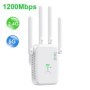 Enrutador inalámbrico de 1200Mbps, repetidor WiFi 2,4G 5G, amplificado