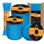 Abma Cord 4mm Paracord 550 Nylon Cuerda (10-15-30-50m) Tipo III 7 Hebras Cuerda de Nailon - MAX. 250 kg - Ejército Verde, 15m