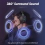 NUBWO G06 Cascos Gaming Inalámbricos con Drivers de 50 mm para PC/Ps5/Ps4/NS/Mobile, Auriculares Gaming Inalámbricos con 2.4