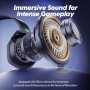 NUBWO G06 Cascos Gaming Inalámbricos con Drivers de 50 mm para PC/Ps5/Ps4/NS/Mobile, Auriculares Gaming Inalámbricos con 2.4