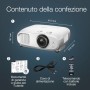 Epson - Proyector (Full HD, 3000 lúmenes, Contraste 70.000:1, 3D, Zoom 1,6X)