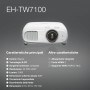 Epson - Proyector (Full HD, 3000 lúmenes, Contraste 70.000:1, 3D, Zoom 1,6X)
