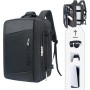 Hap Tim Mochila de viaje para consola PS5, funda acolchada de protección PlayStation 5, gran capacidad para portátil,