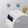 Mini proyector portátil BenQ GV11 ángulo de proyección de 135grados hacia el Techo, Extensiones de Graves de 270grados, Android