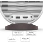 Mini proyector portátil BenQ GV11 ángulo de proyección de 135grados hacia el Techo, Extensiones de Graves de 270grados, Android