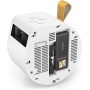 Mini proyector portátil BenQ GV11 ángulo de proyección de 135grados hacia el Techo, Extensiones de Graves de 270grados, Android