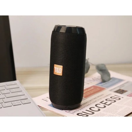 Altavoz portátil resistente al agua compatible con Bluetooth, columna 