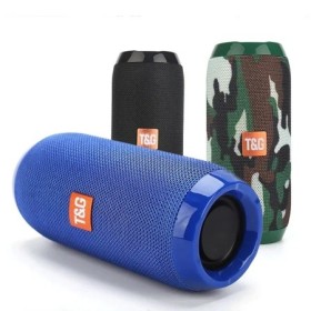 Altavoz portátil resistente al agua compatible con Bluetooth, columna 