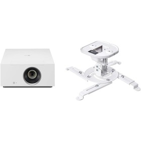 LG CineBeam HU710PW - Proyector TV 4K con SmartTV webOS 6.0, hasta 140", Fuente LED 4 Canales & Amazon Basics Tilting Projector